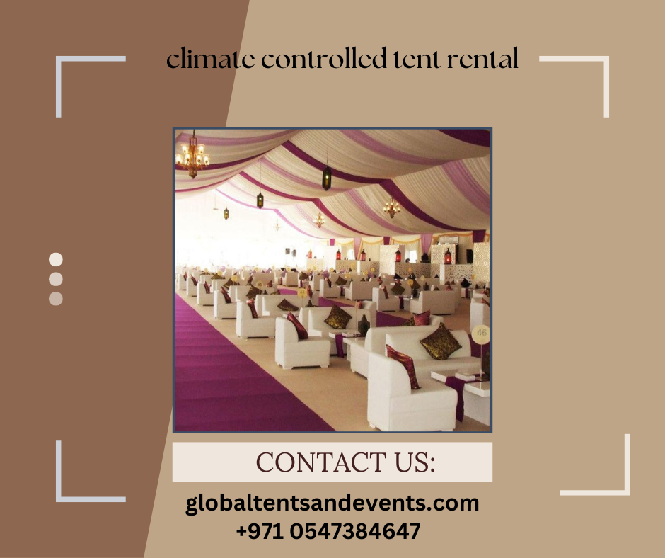 Climate-controlled camping tent