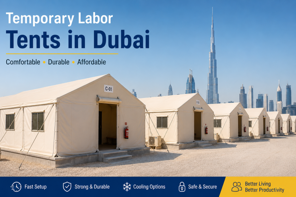 Temporary Labor Tents in Dubai