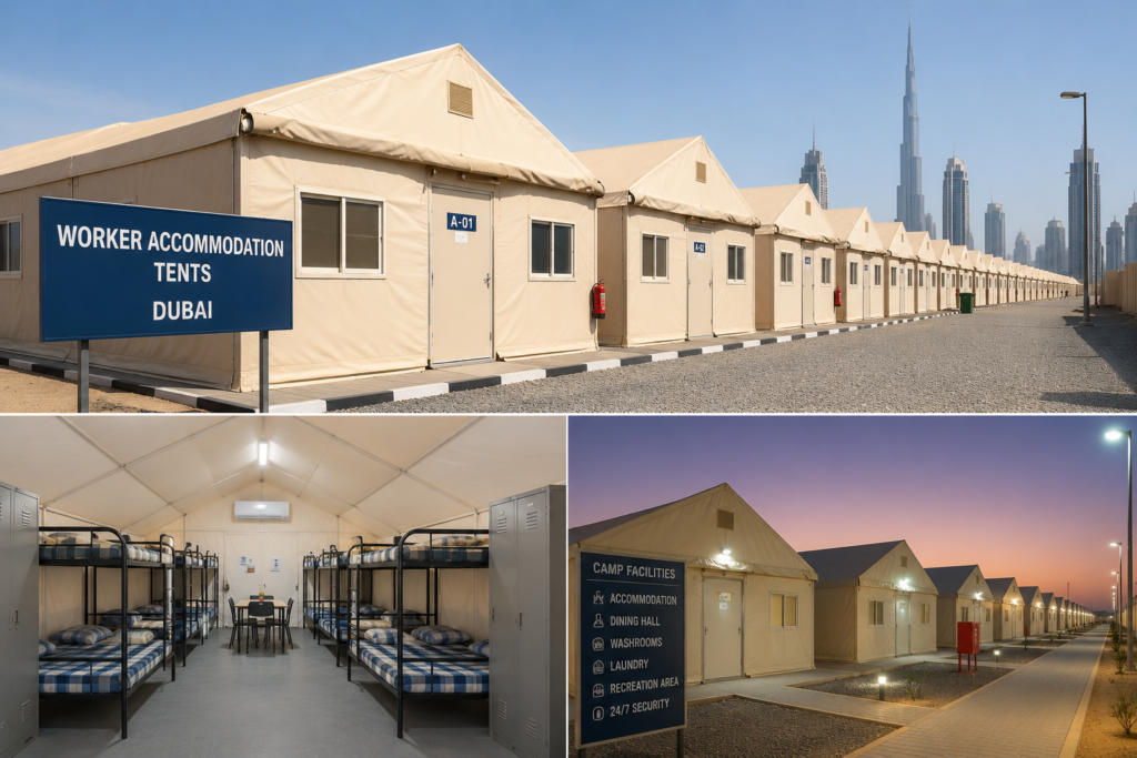 Staff Camp Tents in Dubai