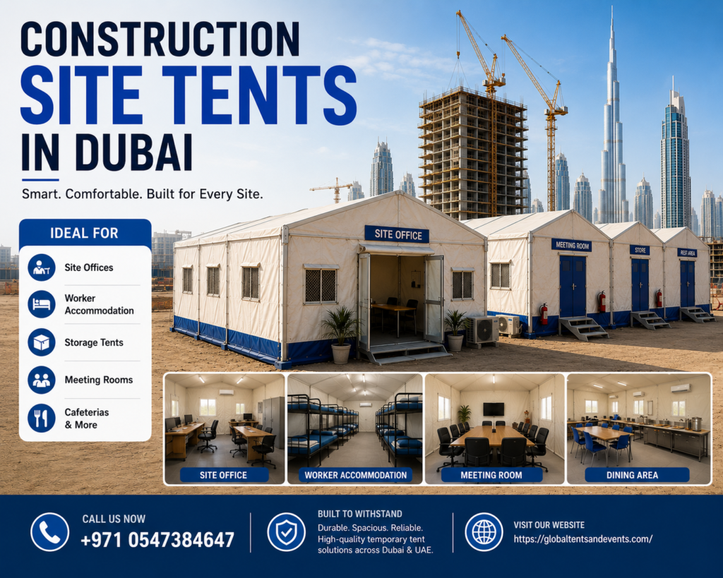 Construction Site Tents in Dubai