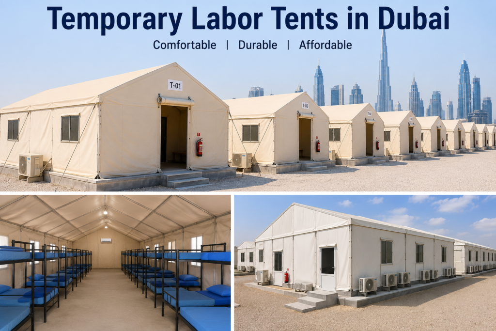 Temporary Labor Tents in Dubai