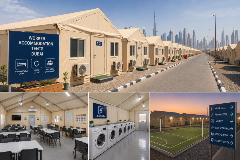 Worker Accommodation Tents in Dubai