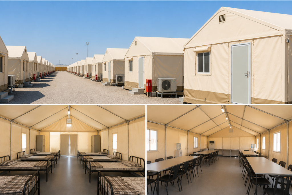 Staff Camp Tents in Dubai