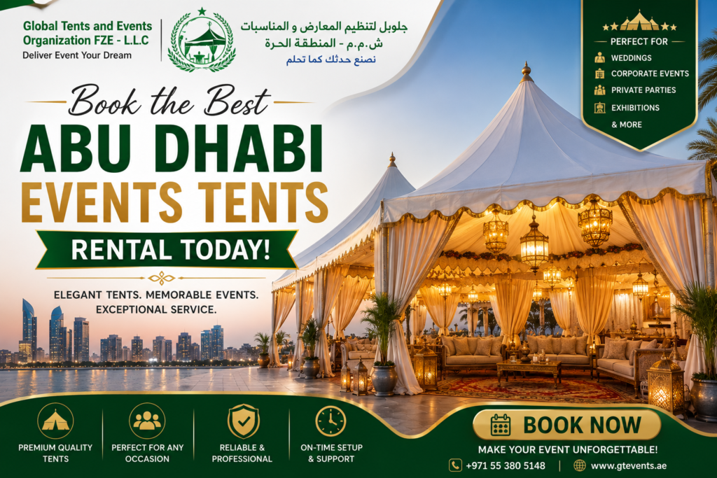 Book the Best Abu Dhabi Events Tents Rental Today