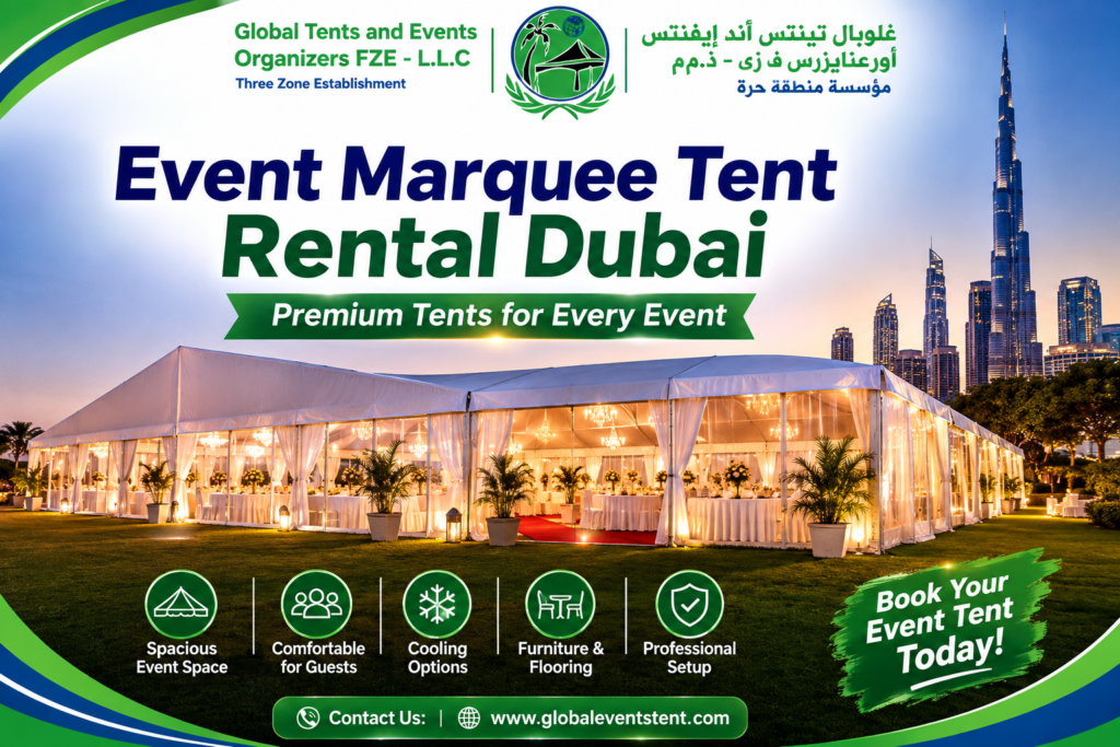 Event Marquee Tent Rental Dubai | Premium Tents for Every Event