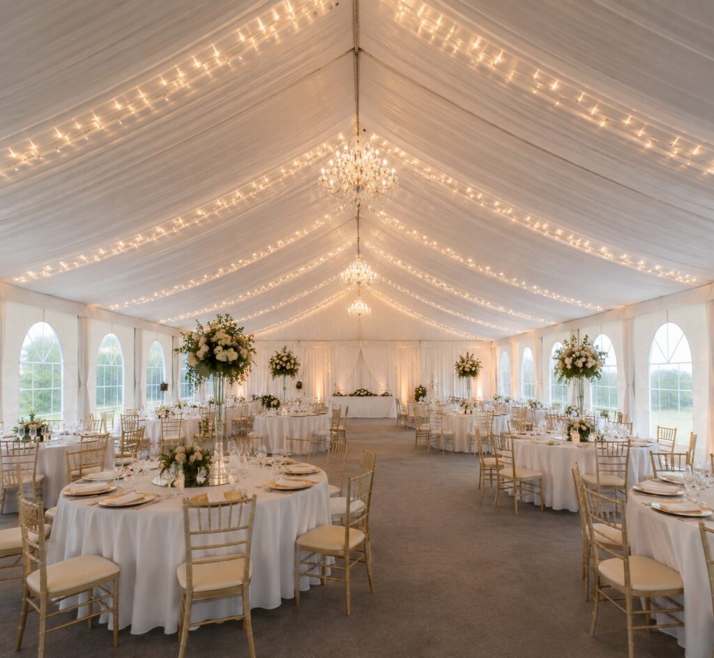 Tables, Chairs & Luxury Seating in Event Furniture Rental Dubai
