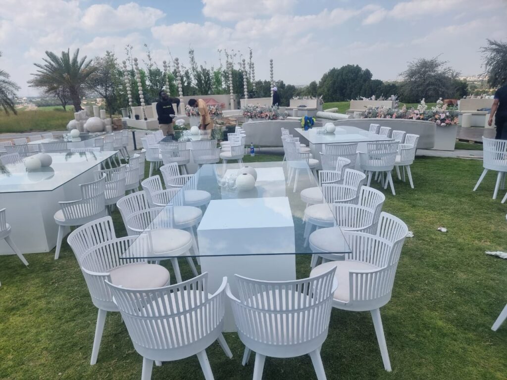 VIP Furniture Rental for Weddings and Parties in Dubai